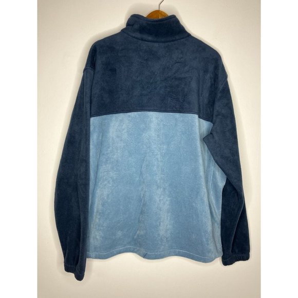 Columbia Men's 2XL Blue Fleece Full Zip Sweater New - Picture 9 of 10